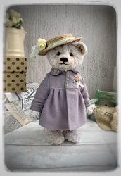 Teddy bear/plush bear/plush toy/collection teddy bear/limited edition/handmade gift/handmade toy