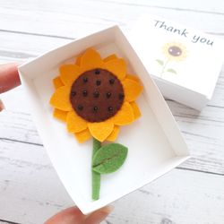 Sunflower gifts for women, Pocket hug, Sister gift from sister, Mothers day gift from daughter, Great grandma gift