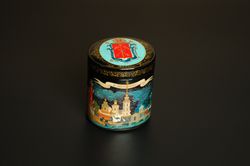 St Petersburg landmarks lacquer box hand-painted Russian boxes art