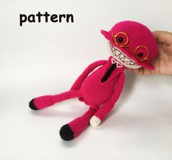 Crooked man PDF crochet pattern, horror doll, amigurumi crochet pattern toy