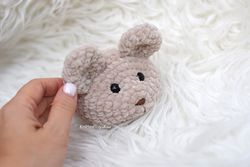 Stress Buddy Handmade Crochet Amigurumi, Stress reduction, Mental Health, mouse school gift, Squishy fidget ball