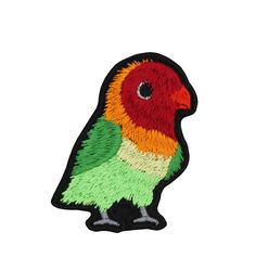 Embroidered patch | Embroidery Parrot | Parrot Embroidery Design | Instant Download | Machine embroidery | Design | File