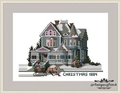 065 Billig Victorian House Cross Stitch Pattern PDF Victorians Across America Compatible Pattern Keeper