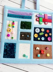 Fidget blanket mat dementia, Sensory busy board Autism, Lap blanket quilt  for Alzheimers, Activities for restless hand