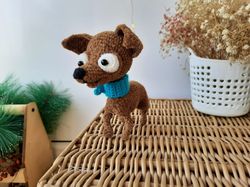 Miniature toy dog gift for dog lovers. Christmas gift mini toy chihuahua. Little toy terrier. Red toy pinscher a gift