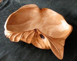 Wood Bowl, Fruit Wooden Bowl, Handmade Wooden Bowl, Carved Wooden Bowl