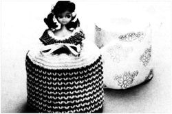 Digital | Vintage Knitting Pattern Toilet Roll Cover | Vintage 1960s | ENGLISH PDF TEMPLATE