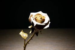 Handmade wooden rose