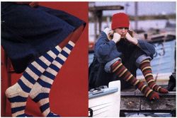 Digital | Vintage Knitting Pattern Toe Socks | Vintage 1960s | ENGLISH PDF TEMPLATE