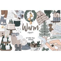 Warm Winter Clipart | Winter Planner Stickers