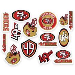 San Francisco 49ers Decals Stickers Decal Car Helmet 74 Window Rear Wall Large For Cars 70 Sticker On Truck Logo