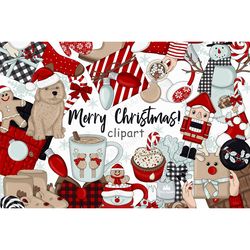 Merry Christmas Clipart Bundle | Nutcracker Clipart