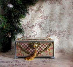 Romantic Jewelry storage, Chest Drawer, Jewelry Box, Jewellery drawer, Ring Holder, Anniversary gift, Treasure box