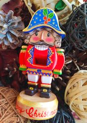 Nutcracker Christmas toy, wooden toy, Christmas decoration