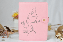 Customizable planner binder a5 with hand drawing print for mothers day gift personal agenda hardcover notebook 2023
