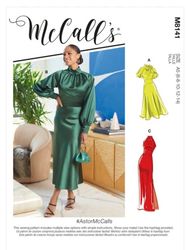 PDF Sewing Patterns Mc Calls 8141 Misses' Dresses Size 6-8-10-12-14
