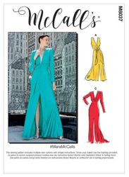 PDF Sewing Patterns Mc Calls 8037  Misses' Special Occasion Dresses Size 6-8-10-12-14