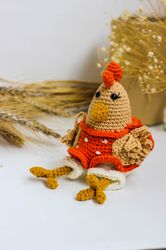 Crochet Pattern Chicken PDF Amigurumi Easter