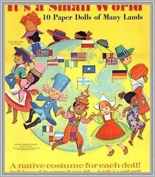 Digital - Vintage Paper Doll - Paper Doll Kids From Different Countries  - PDF