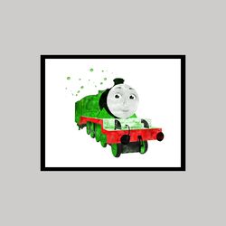 Thomas the Tank Engine and Friends Art Print Digital Files nursery room, watercolor decor