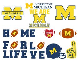 Michigan Wolverines Football Team svg, Michigan Wolverines Bundle NFL Svg, M--L--B Svg, svg