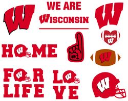 Wisconsin Badgers Football Team svg, Wisconsin-Badgers Bundle NFL svg, NCAA SVG,  Png, Football Vector, Svg Files