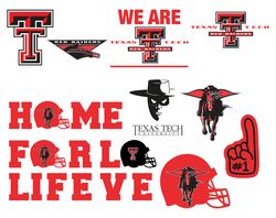 Texas Tech Bundle NFL svg, ncaa team, ncaa logo bundle, College Football, College basketball, ncaa logo, NFL svg