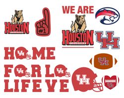 Houston Cougars Football Team svg, Houston Cougars Bundle NFL svg, NCAA SVG, Football Vector, Svg Files