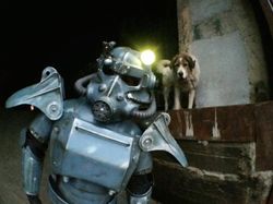 Fallout cosplay - T45d - power armor - Fallout 2 - inspired - full armour - prop - cosplay costume - larp armor - helmet