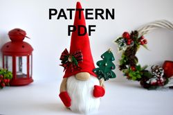 PATTERN   Christmas gnome DIY