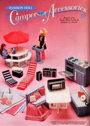 PDF Copy Camper Accessories of Plastic Canvas for fashion Dolls 11 1\2 inhes