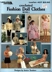 PDF Copy Vintage Patterns clothes of Knitting for Barbi Doll and  Fashion Dolls 11 1\2 inhes