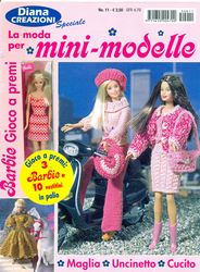 PDF Copy Vintage Patterns clothes of Knitting for Barbie Doll and  Fashion Dolls 11 1\2 inhes