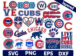 Digital Download, Chicago Cubs svg, Chicago Cubs logo, Chicago Cubs clipart, Chicago Cubs cricut, Chicago Cubs cut