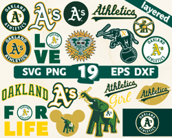 Oakland Athletics svg, Oakland Athletics logo, Oakland Athletics clipart, Oakland Athletics cricut