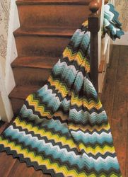 Cool Reflections Afghan Vintage Crochet Pattern 93