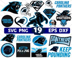 Carolina Panthers svg, Carolina Panthers logo, Carolina Panthers clipart, Carolina Panthers cricut
