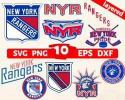 Digital Download, New York Rangers svg, New York Rangers logo, New York Rangers clipart, New York Rangers cricut