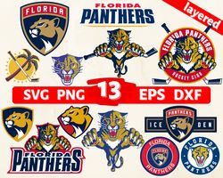 Digital Download, Florida Panthers logo, Florida Panthers svg, Florida Panthers clipart, Florida Panthers cricut