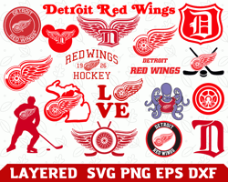 Digital Download, Detroit Red Wings svg, Detroit Red Wings logo, Detroit Red Wings cricut, Detroit Red Wings png