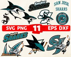 Digital Download, San Jose Sharks svg, San Jose Sharks logo, San Jose Sharks clipart, San Jose Sharks cricut