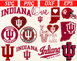 Digital Download, Indiana Hoosiers svg, Indiana Hoosiers logo, Indiana Hoosiers clipart, Indiana Hoosiers cricut