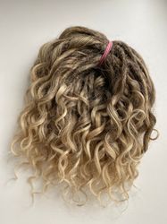 Hi  You can buy set of curly. Very soft made of high-qand gentle, quality hypoallergenic kanekalon