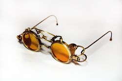 Steampunk goggles "Orange"