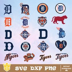 Detroit Tigers SVG, MLB Team SVG, MLB SVG, Baseball Team Svg, Clipart, Cricut, Silhouette, Digital Download