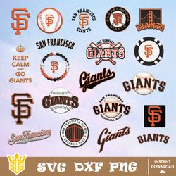 San Francisco Giants SVG, MLB Team SVG, MLB SVG, Baseball Team Svg, Clipart, Cricut, Silhouette, Digital Download