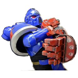 Warhammer 40k armor made to order cosplay costume Ultramarines inspired warhammer armor 40k space marine cosplay blood r
