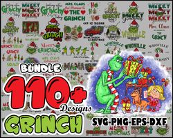 Grinch SVG Bundle, Grinchmas svg, Green Character svg ,cartoon svg bundle, cutting files for cricut