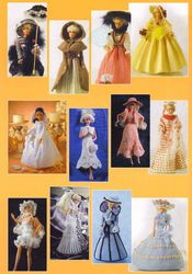 Digital | Vintage Barbie Crochet Pattern | Crochet Patterns for Dolls 11-1/2" | FRENCH PDF TEMPLATE