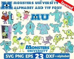 Digital Download, Monsters University svg, Monsters University png, Monsters University clipart